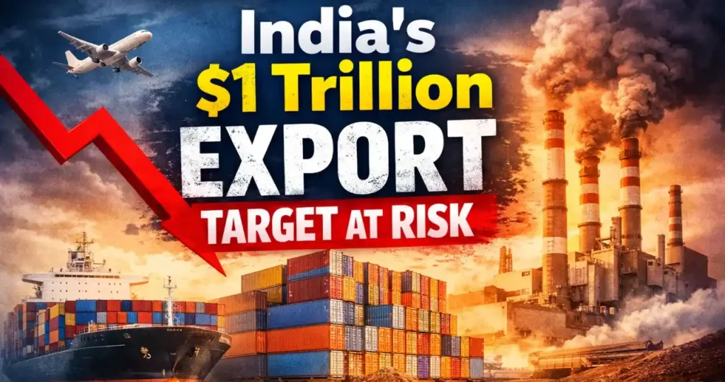 India’s $1 Trillion Export Dream Faces Headwinds as Global Demand Stays Weak